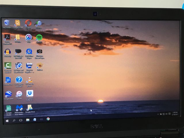 What I see on my laptop, many times a day.
